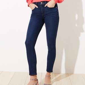 Loft Dark Wash Skinny Jeans